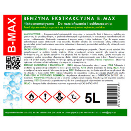 Bekvapis ekstrahavimo benzinas B-MAX 5L