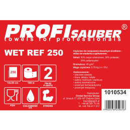 Šluostės ProfiSauber WET REF 250 mirkymo kibirui - INSERT