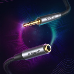 Ugreen AV190 AUX ilgintuvo kabelis 3,5 mm mini lizdas 1 m