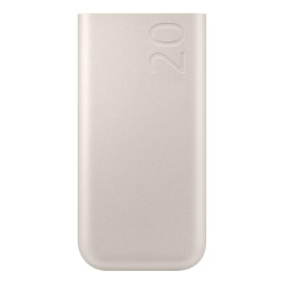 Powerbank Samsung EB-P4520XUEGEU 20000 mAh 3x USB-C 45W SFC - smėlio spalvos