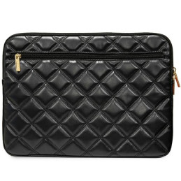 Guess Quilted 4G dangtelis 14" nešiojamam kompiuteriui - juodas