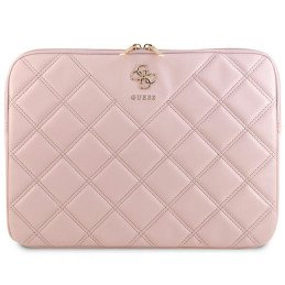 Guess Quilted 4G dangtelis 14" nešiojamam kompiuteriui - rožinis