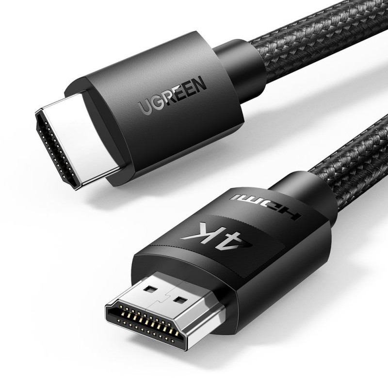 Ugreen HDMI 2.0 – HDMI 2.0 4K kabelis 3 m juodas (HD119 40102)