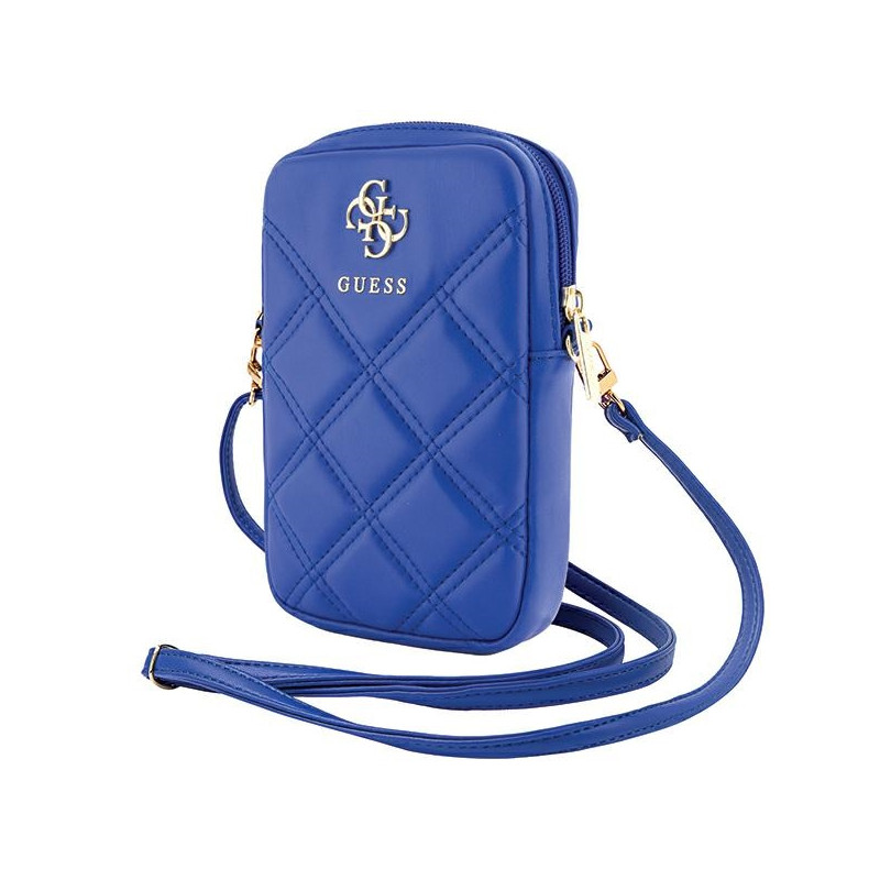 Guess Zip Quilted 4G krepšys - mėlynas