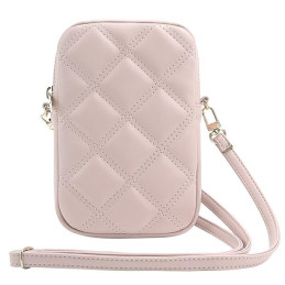 Guess Zip Quilted 4G krepšys - rožinis
