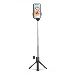 Selfie lazda WRY1S teleskopinis trikojis 0,7m telefonui - juodas
