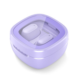 Choetech MEMS belaidės TWS Bluetooth 5.3 ausinės – violetinės spalvos