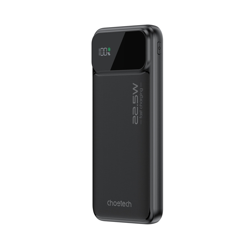 Choetech B728 Powerbank 10000mAh 22,5W PD USB-A / USB-C - juoda