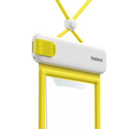 Baseus DeepDive dėklas, atsparus vandeniui IPX8 su 4 sandarinimo sluoksniais - balta ir geltona