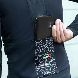 Rockbros dviračio krepšys 30990043003 telefonui, raktai, piniginė 0,15 l - juoda