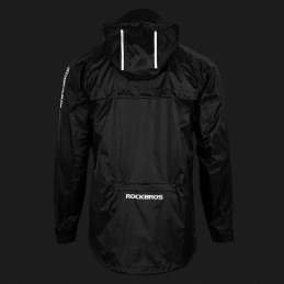 Rockbros YPY013BK4XL Striukė nuo lietaus, kvėpuojanti, atspari vėjui XXXXL - juoda