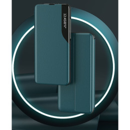 Eco Leather View Case elegantiškas dėklas su atvartu ir stovo funkcija, skirta Xiaomi Redmi K40 Pro+ / K40 Pro / K40 / P...