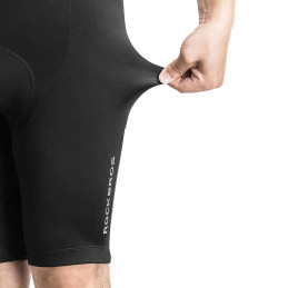 Rockbros RK20024XL šortai su antkrūtiniu su XXXXL įdėklu - juodi