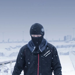 Rockbros LF8113-2 dviračių balaklava, universalus dydis - juoda ir pilka