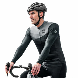Rockbros dviračių marškinėliai 15120009004 ilgomis rankovėmis pavasario/ vasaros XL - juodi