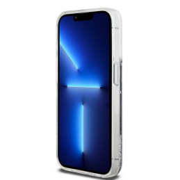 DKNY Liquid Glitter Big Logo dėklas, skirtas iPhone 15 Pro - juodas