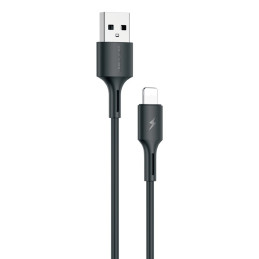 „WK Design YouPin“ kabelis USB – „Lightning 3A Power Delivery“ 1 m juodas (WDC-136i)