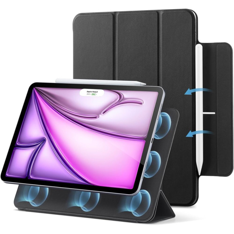 ESR Rebound magnetinis dėklas, skirtas iPad Pro 12.9& 39 & 39 4/ 5/ 6 2020-2022 / Air 13& 39 & 39 2024 – juodas
