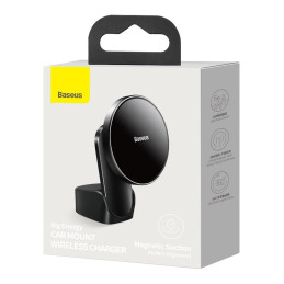 „Baseus“ automobilinis magnetinis laikiklis belaidis „Qi“ indukcinis įkroviklis 15 W („MagSafe“ suderinamas su „iPhone“)...