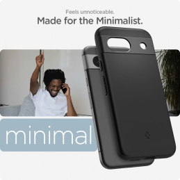 Spigen Thin Fit dėklas, skirtas Google Pixel 8A – matinė juoda