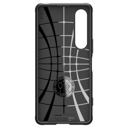 Spigen Rugged Armor dėklas, skirtas Sony Xperia 1 VI - matinė juoda