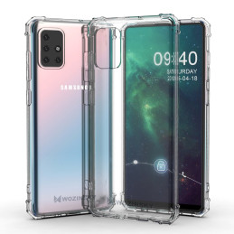 Wozinsky Anti Shock šarvuotas dėklas Samsung Galaxy A72 4G skaidrus