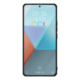 Nillkin Super Frosted Shield Pro dėklas, skirtas Xiaomi Redmi Note 13 Pro 5G / Poco X6 5G – juodas