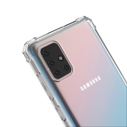 Wozinsky Anti Shock šarvuotas dėklas Samsung Galaxy A72 4G skaidrus