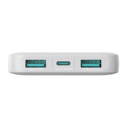 Powerbank Joyroom JR-PBF12 10000mAh 2.4A 2x USB-A 1x USB-C – balta