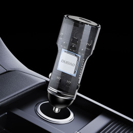 Dudao R14 USB-C 30W PD automobilinis įkroviklis - sidabrinis
