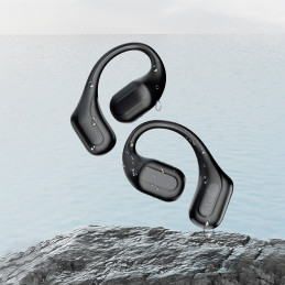 Dudao U17Pro ant ausies uždedamos belaidės ausinės su Bluetooth 5.3 ir ANC – juodos
