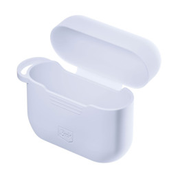 3mk silicio „AirPods“ dėklas, skirtas „AirPods Pro“ / „AirPods Pro 2“ – baltas