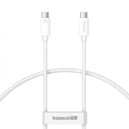 Baseus Superior 2 CB000066 USB-C / USB-C USB4 kabelis 240W 1,8m - baltas