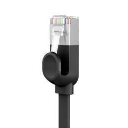 Baseus High Speed plokščias Ethernet CAT6 RJ45 tinklo kabelis 0,5 m - juodas