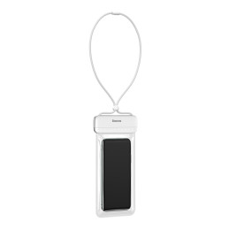 Baseus AquaGlide BS-PC029 dėklas, atsparus vandeniui IPX8 su Slide Lock sistema - baltas
