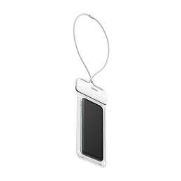 Baseus AquaGlide BS-PC029 dėklas, atsparus vandeniui IPX8 su Slide Lock sistema - baltas