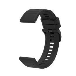 Silikoninis dirželis Garmin Fenix 3/ 5X/ 6X/ 7X Pro - juodas