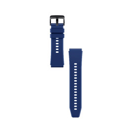 Silikoninis dirželis skirtas Huawei Watch GT 2/ 3/ 4/ 2 Pro/ 3 Pro/ 4 Pro/ GT 2e 46mm – tamsiai mėlynas