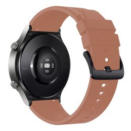 Silikoninis dirželis, skirtas Huawei Watch GT 2/ 3/ 4/ 2 Pro/ 3 Pro/ 4 Pro/ GT 2e 46mm – bordo spalvos