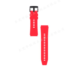 Silikoninis dirželis skirtas Huawei Watch GT 2/ 3/ 4/ 2 Pro/ 3 Pro/ 4 Pro/ GT 2e 46mm – raudonas