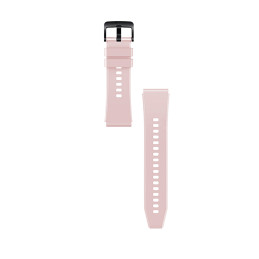 Silikoninis dirželis skirtas Huawei Watch GT 2/ 3/ 4/ 2 Pro/ 3 Pro/ 4 Pro/ GT 2e 46mm - pudros rožinis