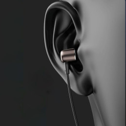 Dudao X1PROT į ausis įdedamos laidinės USB-C ausinės 1,2 m - juodos