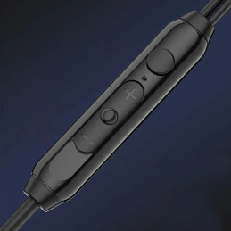 Dudao X1PROT į ausis įdedamos laidinės USB-C ausinės 1,2 m - juodos