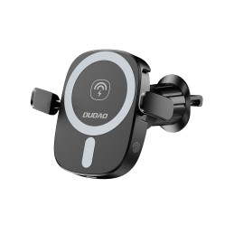 Dudao FW11 automobilinio telefono laikiklis su 15W indukciniu įkrovikliu oro išleidimo angai / kabinai - juodas