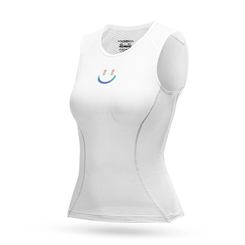 Rockbros YDBX001 moteriška greitai džiūstanti dviratininko liemenė XL / XXL - balta