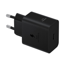 Samsung EP-T4511XBEGEU 45W 4.05A 1x USB-C sieninis įkroviklis – juodas + USB-C laidas