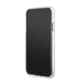 DKNY IML languotas monofoninis raštas ir spausdintos juostelės MagSafe dėklas, skirtas iPhone 11 / Xr - smėlio spalvos
