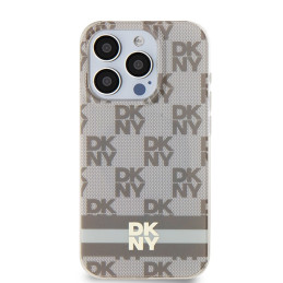DKNY IML languotas monofoninis raštas ir spausdintos juostelės MagSafe dėklas, skirtas iPhone 13 Pro / 13 - smėlio spalv...
