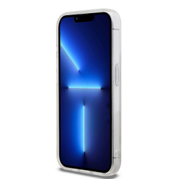 DKNY IML languotas monofoninis raštas ir spausdintos juostelės MagSafe dėklas, skirtas iPhone 13 Pro Max – smėlio spalvo...