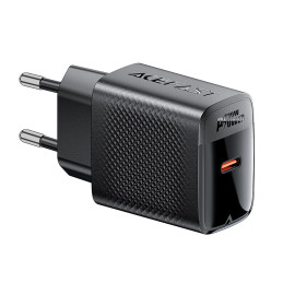 Acefast A102 GaN USB-C PD 30W tinklo įkroviklis - juodas